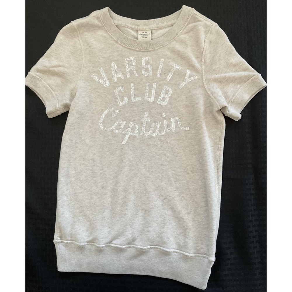 Abercrombie & Fitch‎ Shirt Womens Small Varsity Club Captain Crewneck Pullover